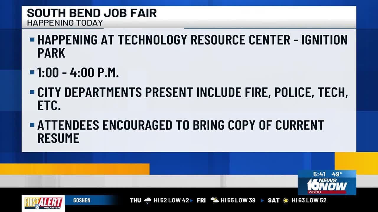 City of South Bend hosting job fair Thursday afternoon YouTube