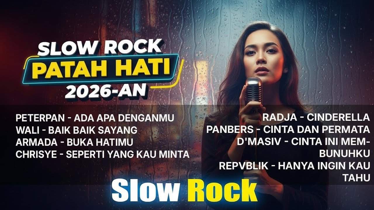 VIRAL LAGI! 🎸 Slow Rock Patah Hati 2000-an - Kumpulan Lagu Band Pop Indonesia Terpopuler 🥀✨