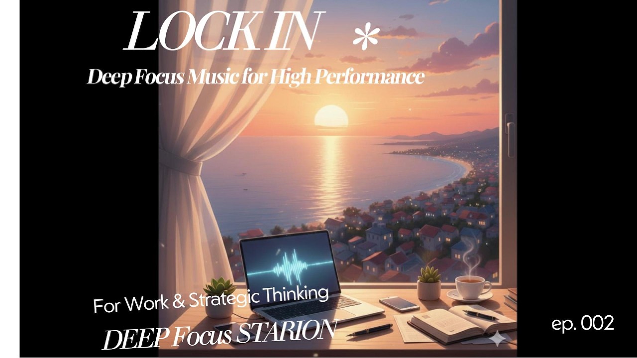 LOCK IN: Deep Focus Music for High-Performance Work & Strategic Thinking (1 Hour)