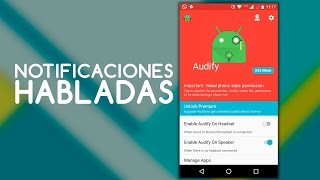 Notificaciones habladas en Android screenshot 4