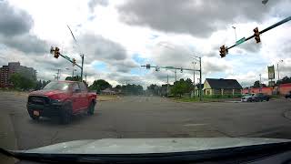 Driving from Springfield to Hilliard in Ohio