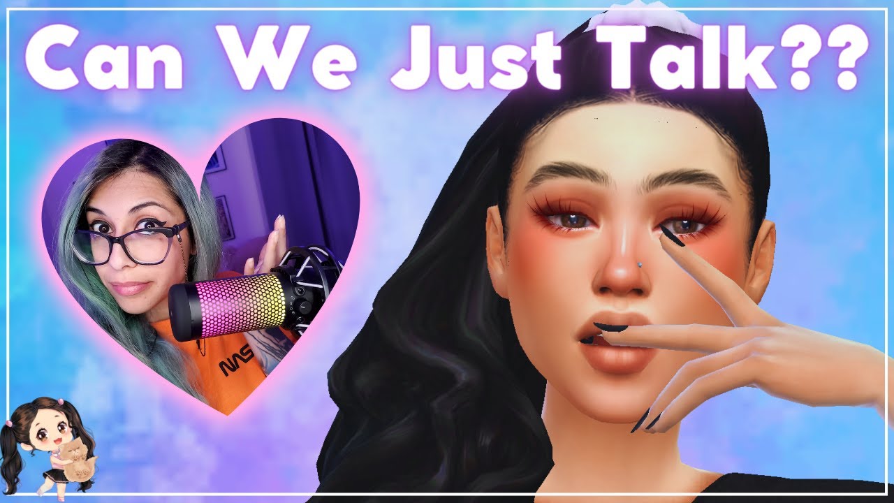 Can We Just Talk?! 💙 Makeover of Elaina's Base Sim 💙| CAS | The Sims 4