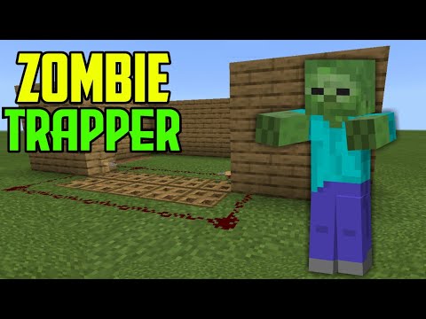 Video: How To Make Traps For Zombies In Minecraft