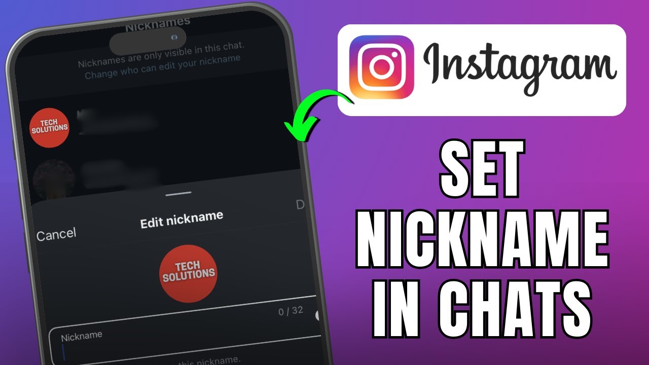 How To Set Nickname In Instagram Chat 2024 (EASY) YouTube