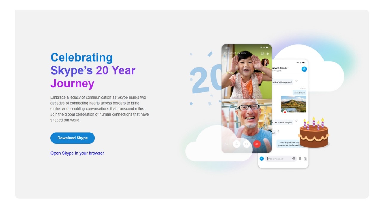 How to Create Skype Homepage UI with HTML & CSS | Responsive Web Design