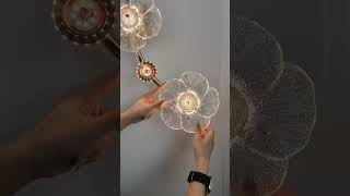 Flower-shaped LED wall sconce. 20yrs China factory, wholesale &amp; OEM/ODM.