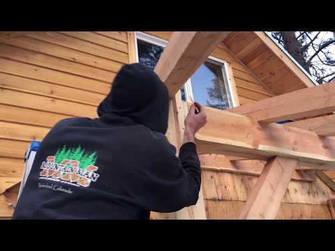 TIMBER FRAME JOINERY -- hip rafter DETAIL