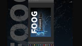 Product Ad Design in Photoshop | Water Reflection and Water Splash Effect.