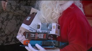 Santa goes on patrol with the CSPD