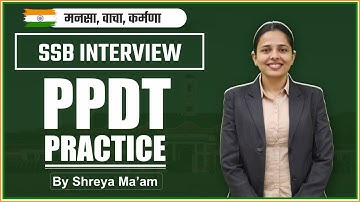 PPDT PRACTICE || STORY NARRATION ||   SSB INTERVIEW || BY SHREYA MA