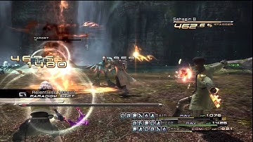 Final Fantasy XIII - Mission 14 - Stage 7 primary roles, no shrouds