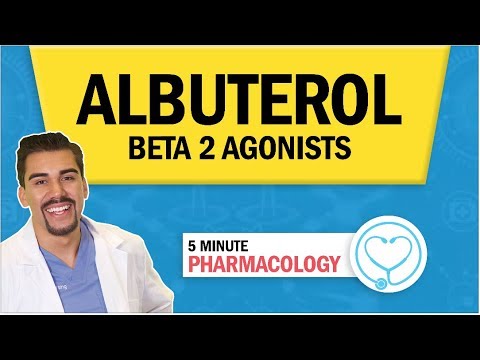 Pharmacology - Albuterol - Beta 2 Agonists - Respiratory Drugs nursing RN PN NCLEX