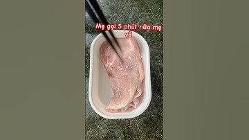 Cách nào rã đông thịt nhanh các bạn