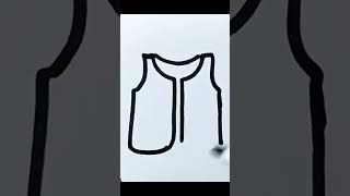 how to draw jacket#howtodraw #easydrawing