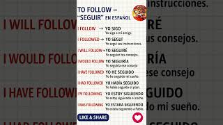 How to Use the Verb SEGUIR in Spanish 🔄🇪🇸 | Quick Grammar Guide