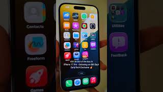 IOS 26 Out of the box on iPhone 17 Pro - Unboxing on 8th Sept 🔥 #iphone17pro #iphone17