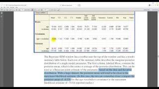 AMOS 23 Bayesgil Tahminleme (Bayesian Estimation)