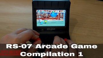 RS-07 Retro Arcade Compilation 1 - Arcade themed retro games for SNES, Genesis, Gameboy and more!
