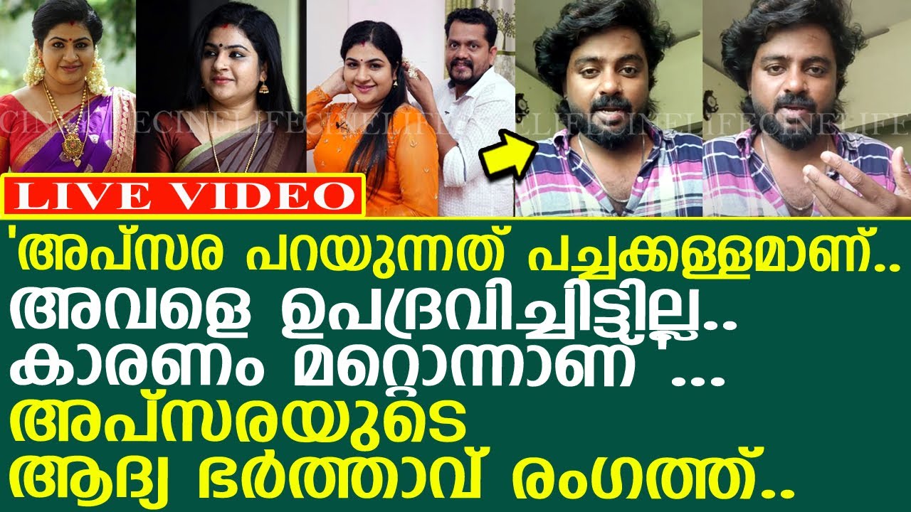 അപ്സരയുടെ ആദ്യ ഭര്‍ത്താവ് വേര്‍പിരിഞ്ഞതിനെ കുറിച്ച് സംസാരിച്ച് രംഗത്ത്..! l Apsara l Kannan
