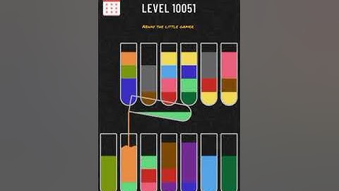 Water sort puzzle level 10051