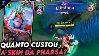 JOGANDO COM A NOVA SKIN DA PHARSA!! - PHARSA GAMEPLAY | Mobile Legends