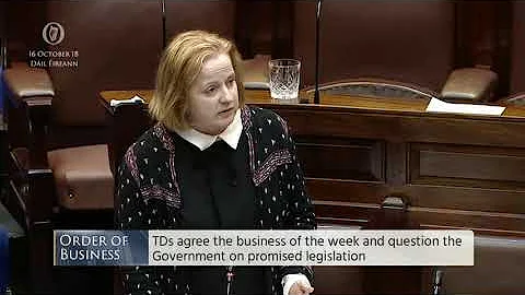 Deputy Ruth Coppinger - Order of Business  - 16.10.2018