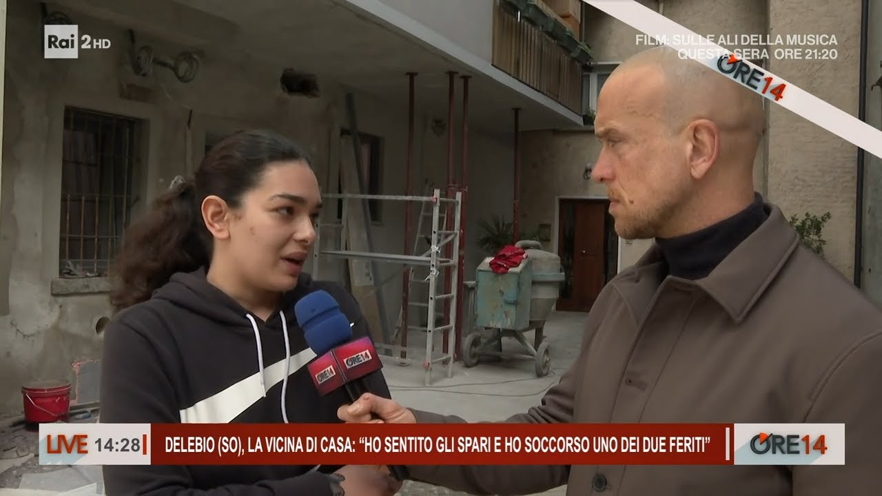 Delebio, spara ai vicini e si uccide: la testimonianza - Ore 14 del 23/04/2025