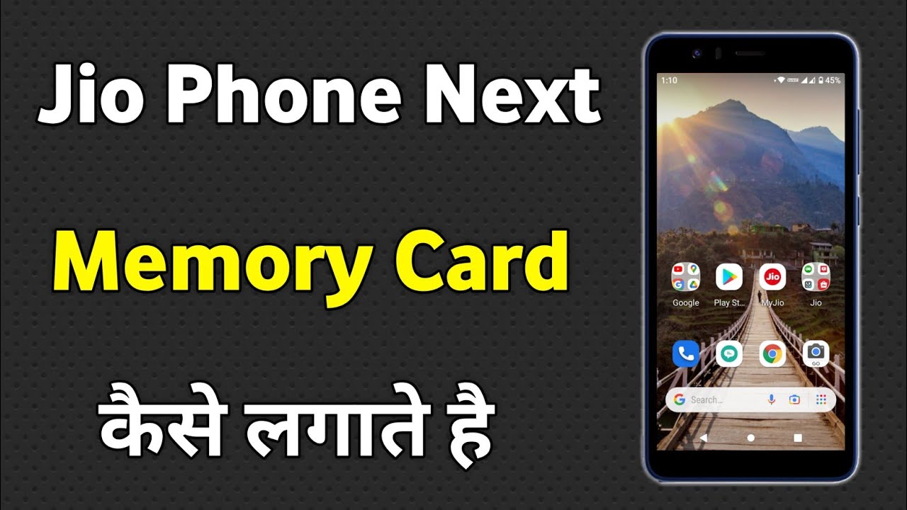 Jio Phone Next Me Memory Card Kaise Lagaye Jio Phone Next Me Memory