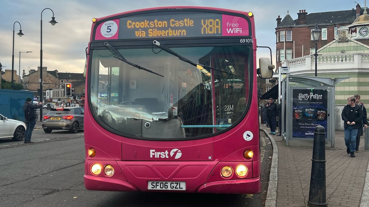 *PRESERVED* Ex First Glasgow Volvo B7RLE Wright Eclipse Urban 69101 SF06 GZL on Low Floor Tour