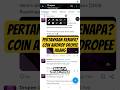 AIRDROP DROPEE COINNYA HILANG #airdropdropee #airdroplisting
