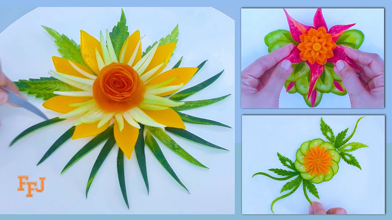 Genius Vegetable Arts & Garnishes In Food Design Ideas