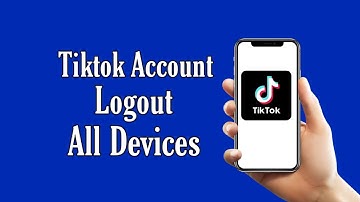 How To Log Out TikTok Account From Other Devices | How to Logout TikTok From All Devices #Tiktok
