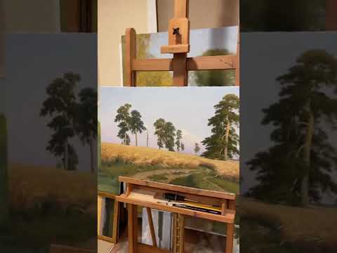 Oil Painting Master Copy after Ivan Shishkin's "Rye"