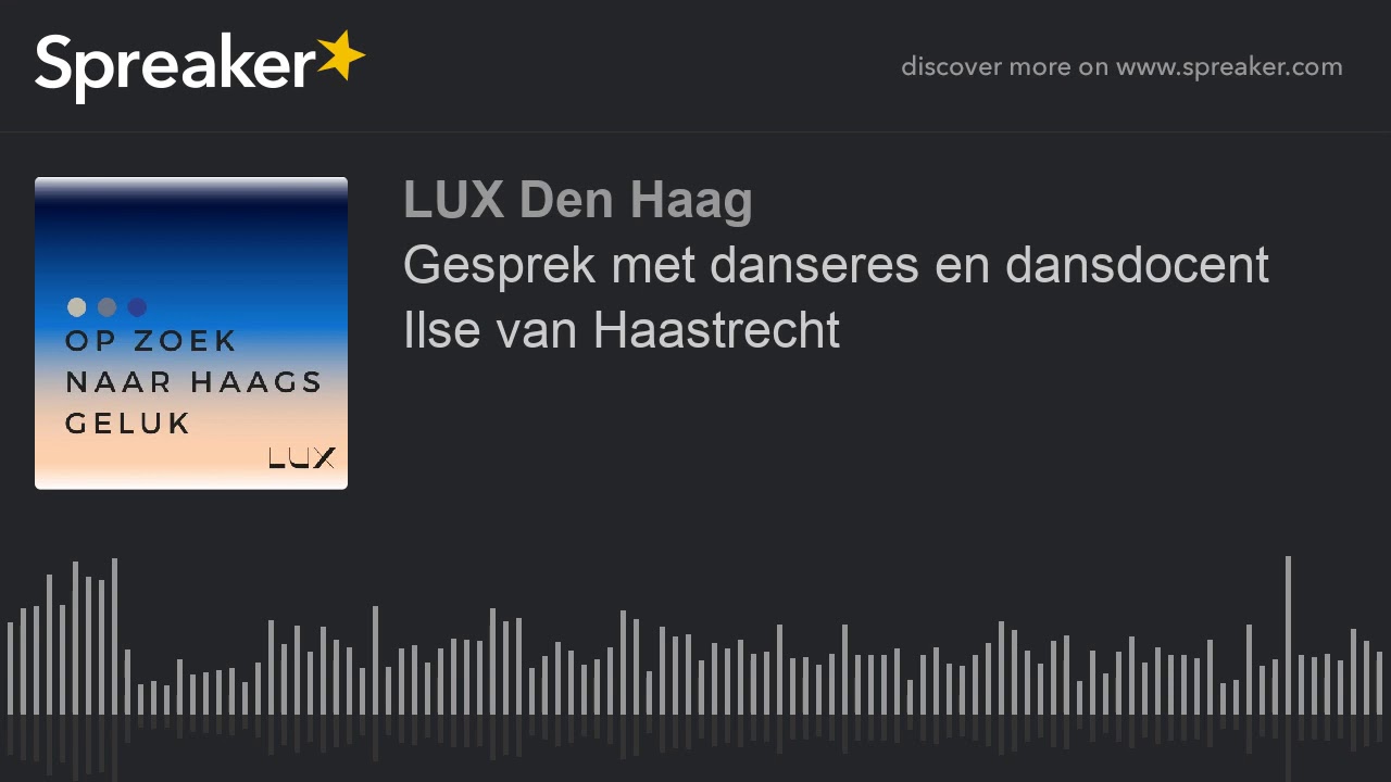 Gesprek met danseres en dansdocent Ilse van Haastrecht (part 1 of 2)