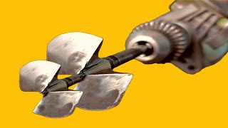 Engine Valve Into Drill Bit Transformation Crafting Precision Tools Diy