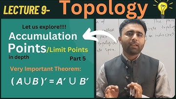 Limit point in topology | Accumulation point | limit point | Topology | Qais Ali Khan