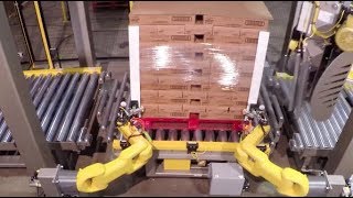 Robotic Case Palletizing & KForce Corner Board Stretch Wrapping System – Kaufman Engineered Systems