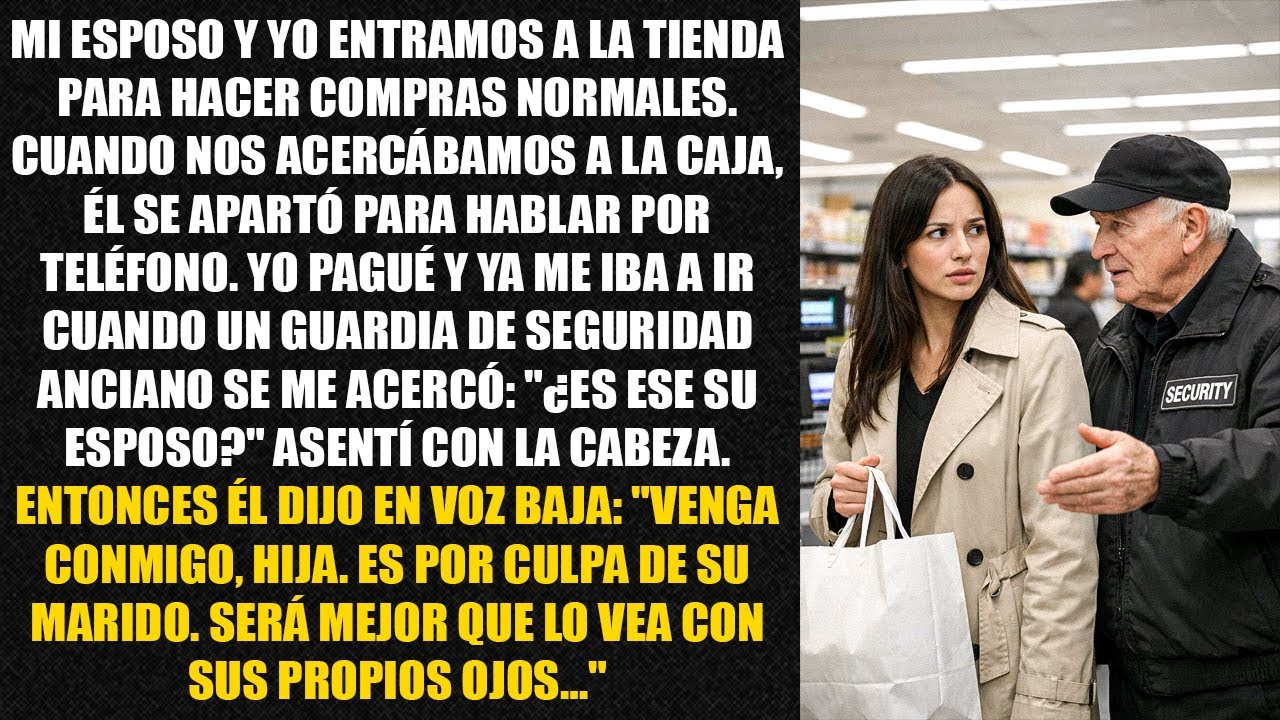 Mi esposo y yo entramos a la tienda para hacer compras normales. Cuando nos acercábamos a la caja...
