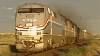 Amtrak's California Zephyr In The 90s With F40PHs And P40DCs