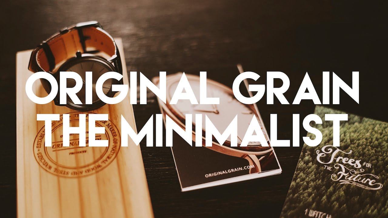 Original Grain Minimalist Review Real Wood in this Watch! YouTube