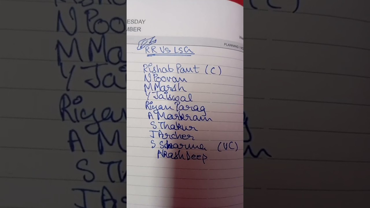 Today's match prediction RR vs LSG