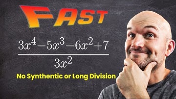 the fastest way to divide a polynomial by a monomial