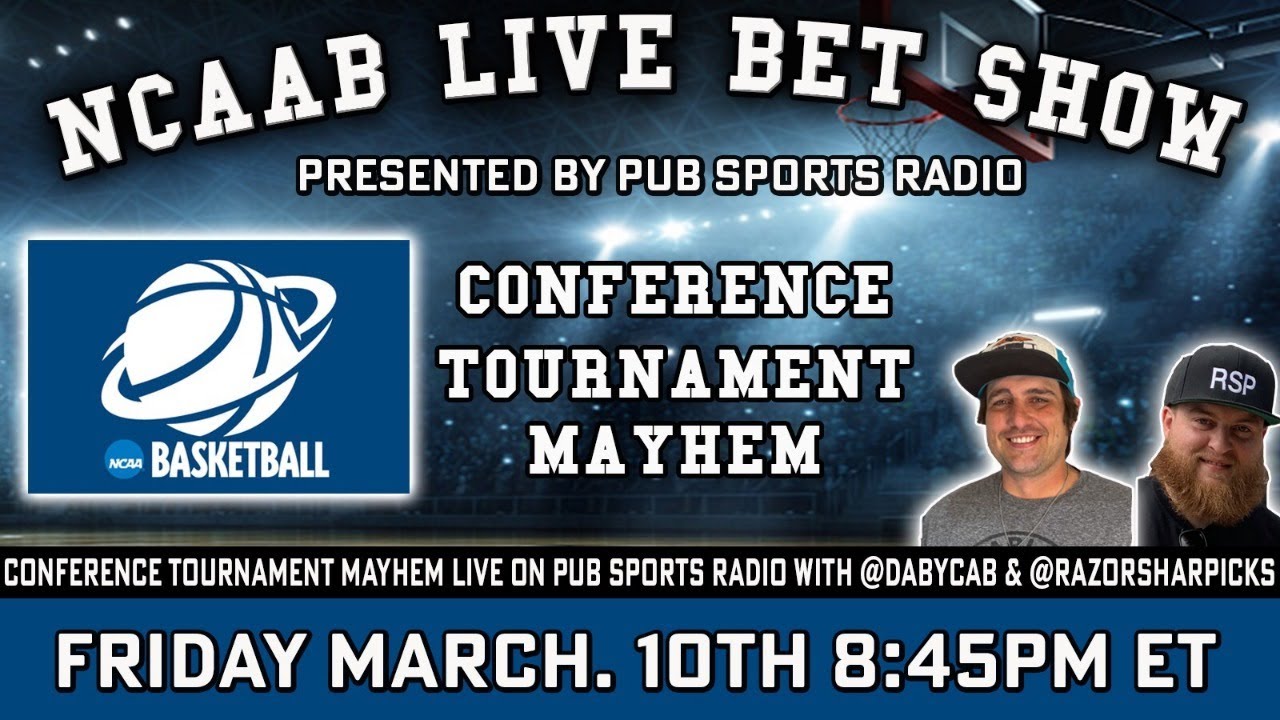 NCAA Conference Tournaments LIVE Bet Stream NCAAB Live Betting