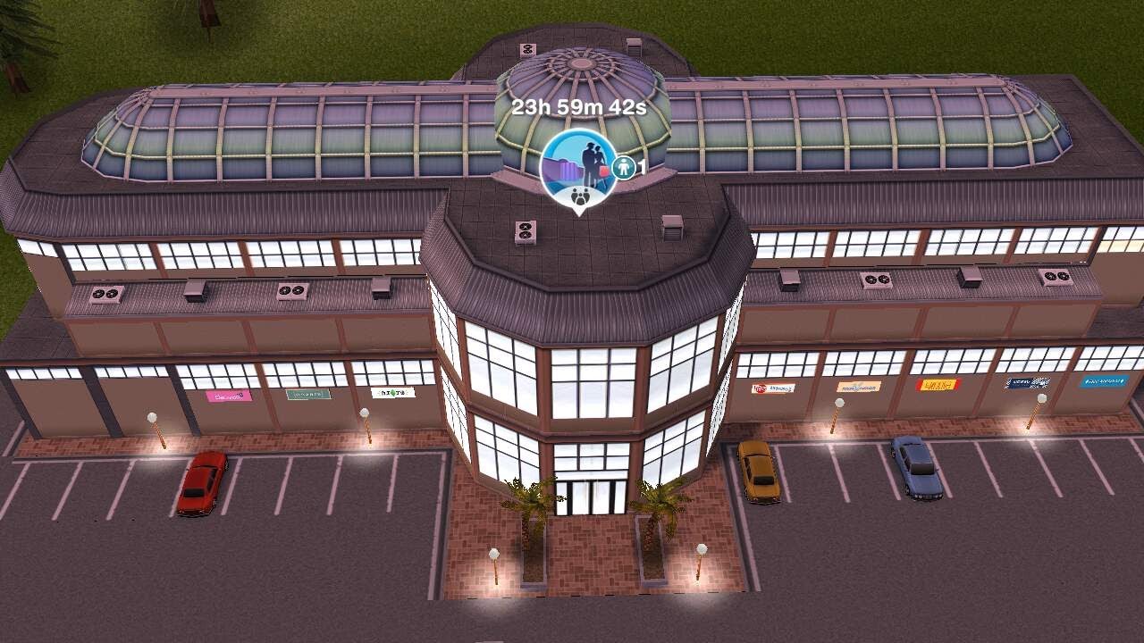 Simsfreeplay Sunset Mall Tour YouTube