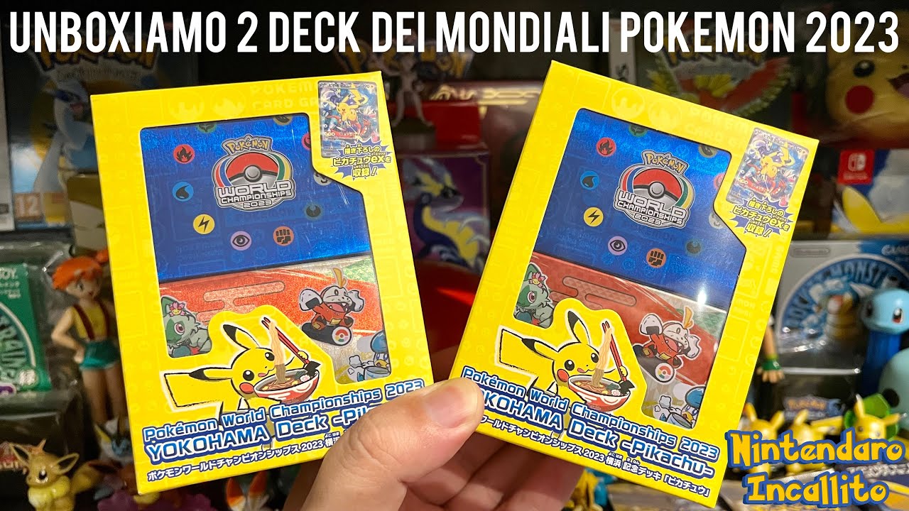 Unboxiamo due deck dei mondiali Pokémon di Yokohama 2023!