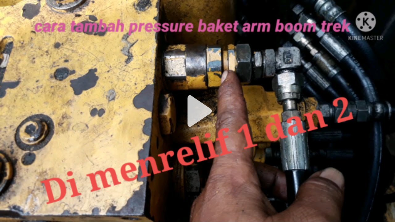 CARA KERJA MAIN RELIFE POMPA 1 POMPA 2 DAN RELIFE MOTOR SUWING EXCAVATOR PC200