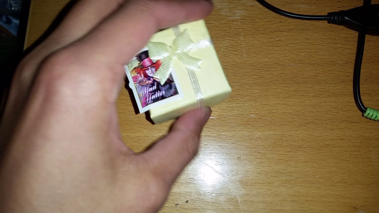 Alice through the looking glass Mad hatter jewelry box