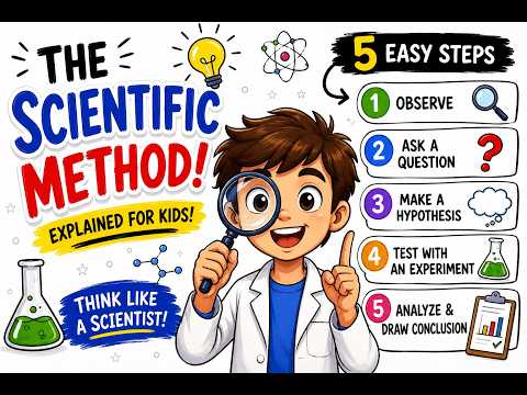 The Scientific Method Explained for Kids | Easy Steps with Real-Life Examples 🔬