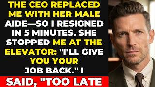 The CEO Replaced Me With Her Male Aide—So I Resigned in 5 Minutes. She Stopped Me at the Elevator.. News