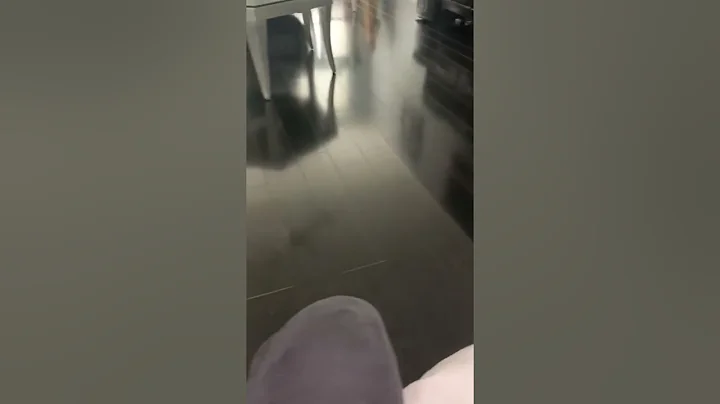 Cleaning a black floor